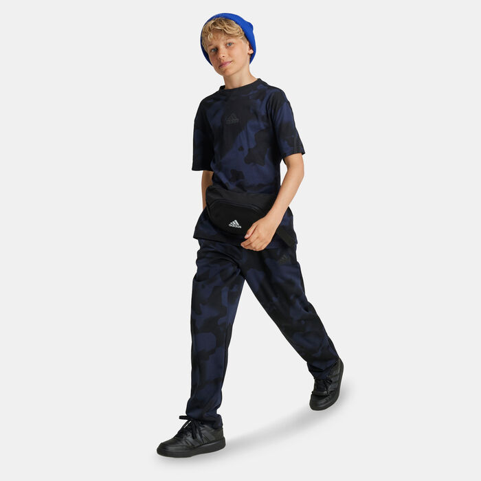 adidas Kids' Future Icons Camo Joggers Black image number 2