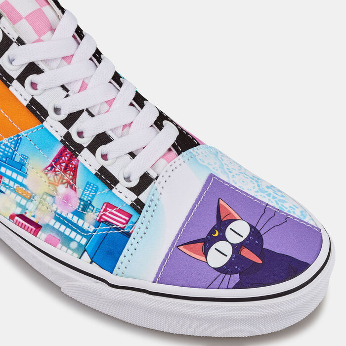 Vans Pretty Guardian Sailor Moon Patchwork Old Skool Unisex Shoe Multi image number 4