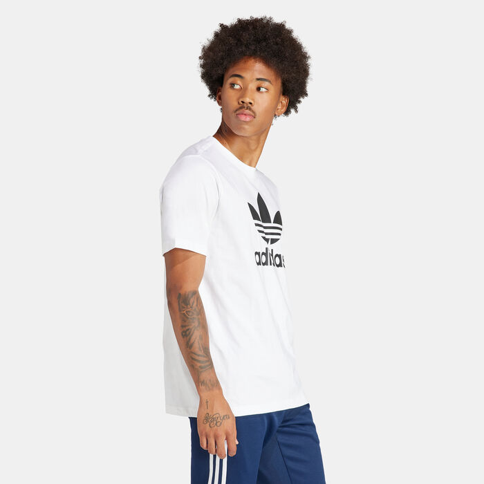 adidas Originals Men's Adicolor Trefoil T-Shirt White image number 2