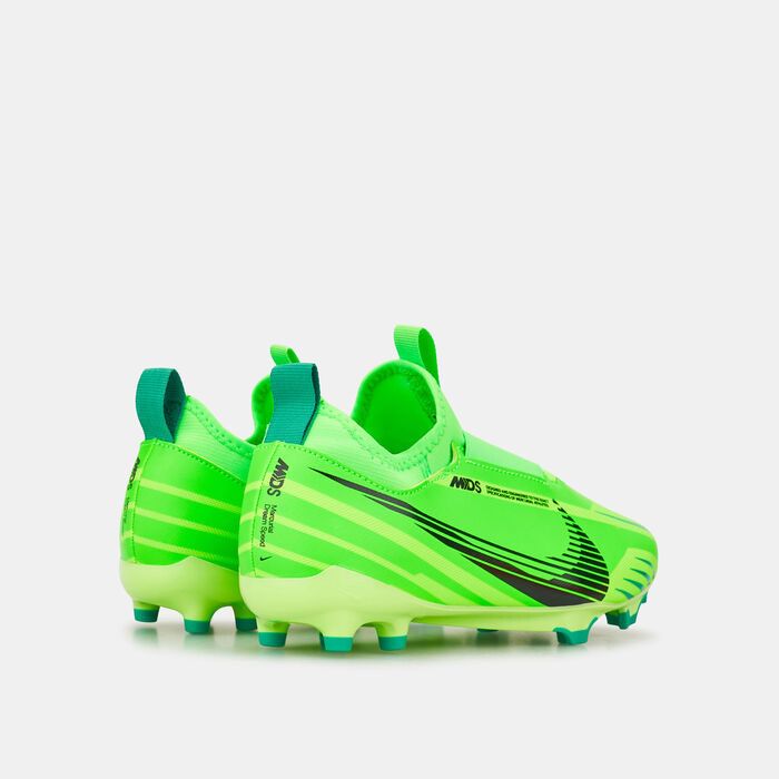 Nike Kids' CR7 Vapor 15 Academy Mercurial Dream Speed Multi-Ground Football Shoes Green image number 2