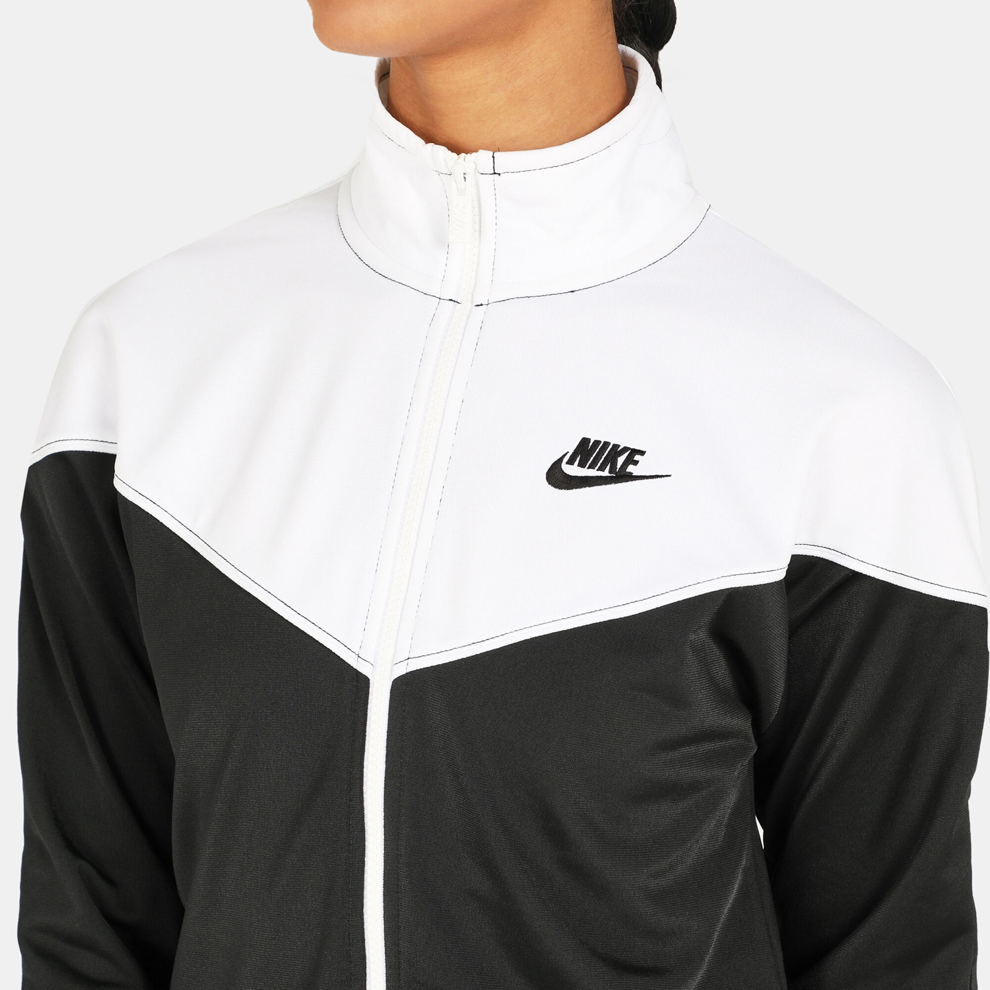 Nike sportswear heritage track outlet jacket