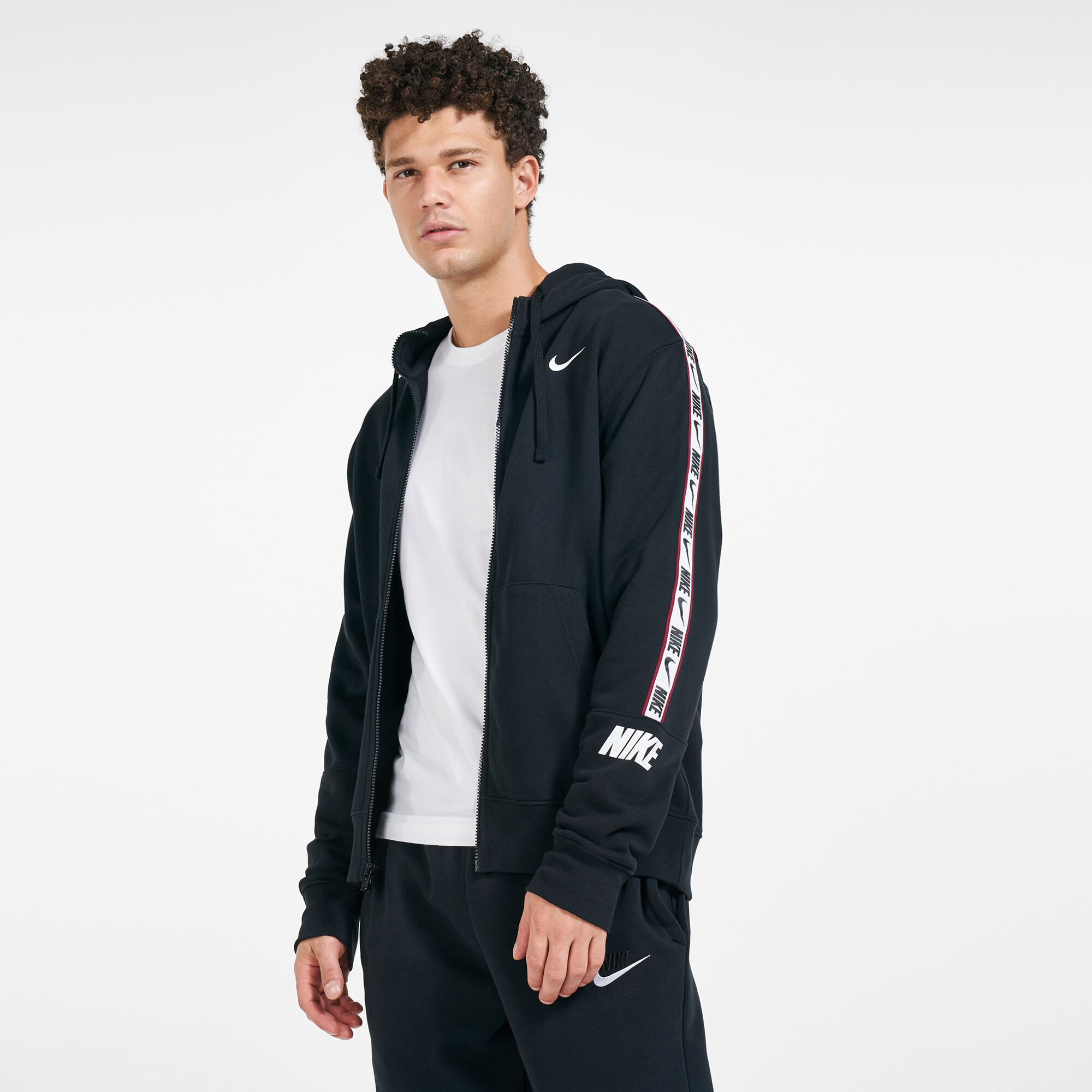 Nike repeat hoodie black top