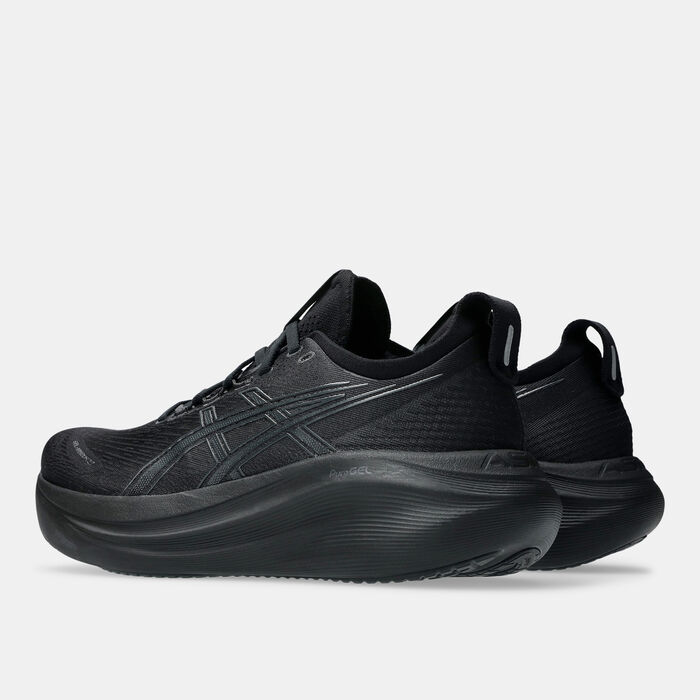 ASICS Men's GEL-NIMBUS 27 Running Shoes Black image number 2