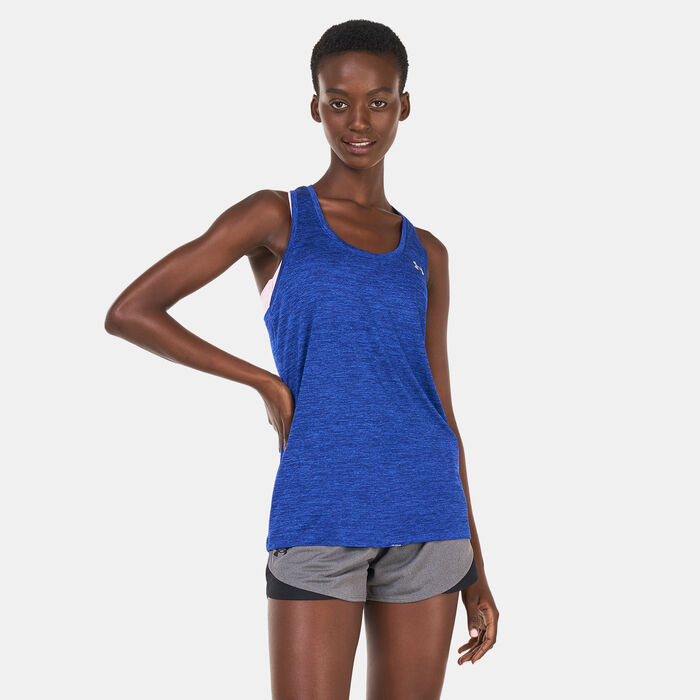 Under Armour Women's UA Tech™ Training Tank Top Blue image number 0