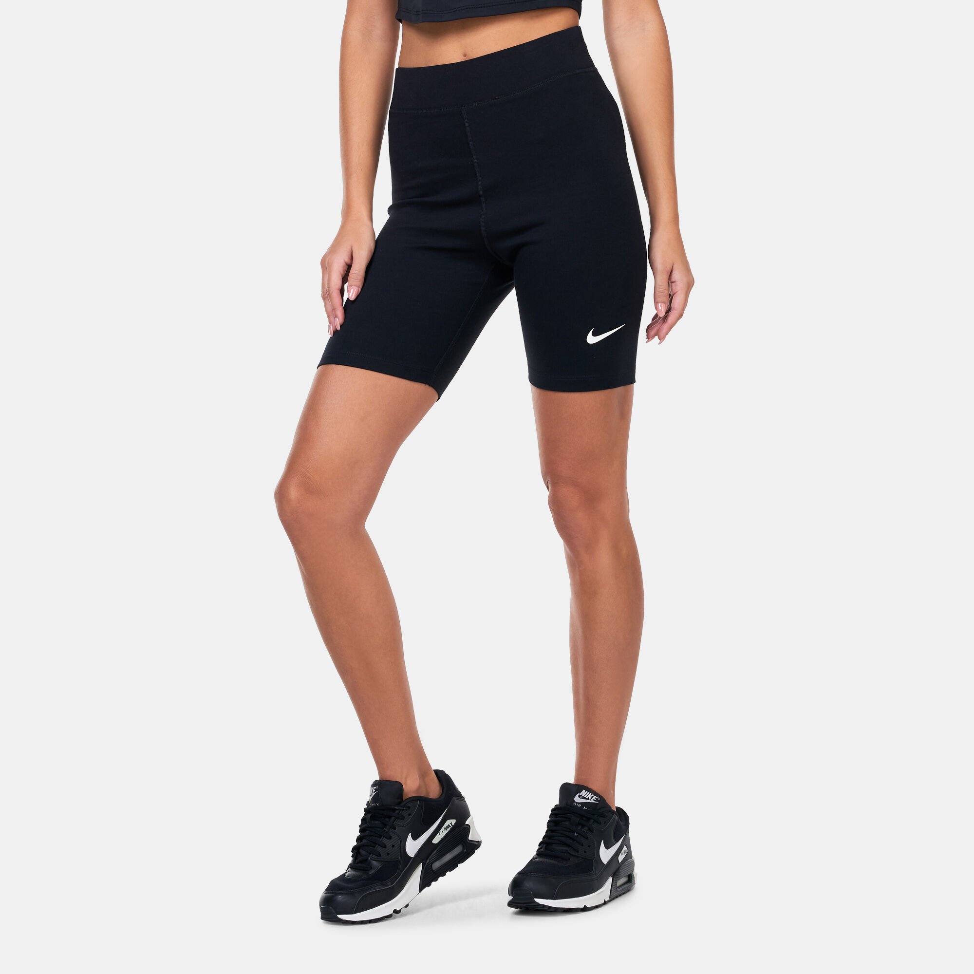 Womens high waisted biker shorts cheap