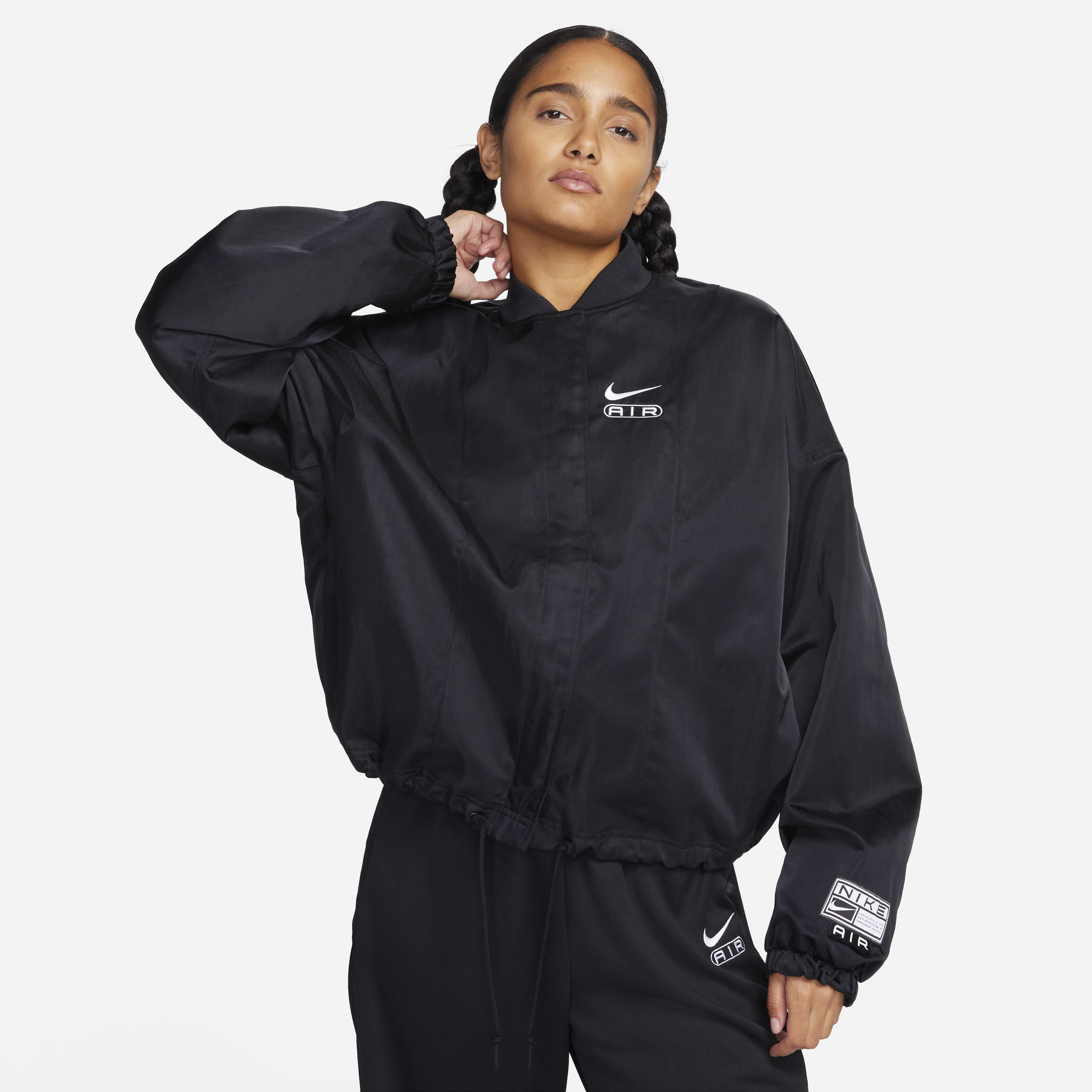 Women s Air Oversized Bomber Jacket Black Nike in Kuwait SSS