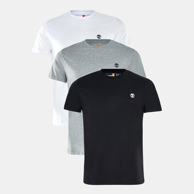 Timberland Men's Basic Jersey Crewneck T-Shirt (3 Pack) Multi