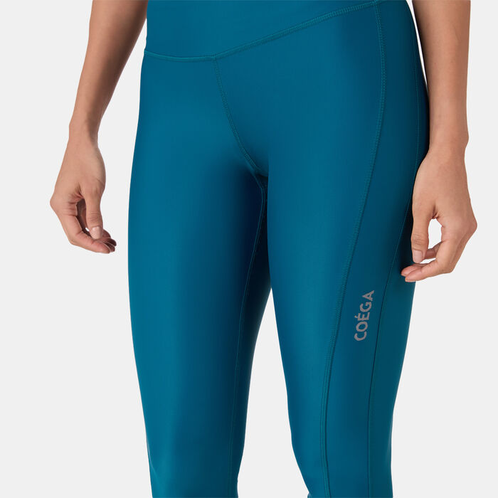 COEGA Women's 3/4 Swimming Leggings Green image number 3