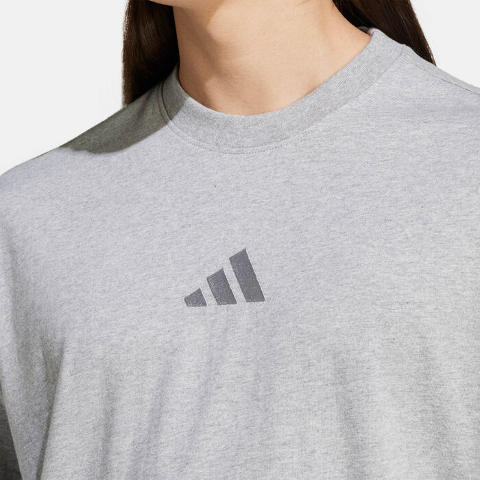 adidas Men's ALL SZN T-Shirt Grey image number 3