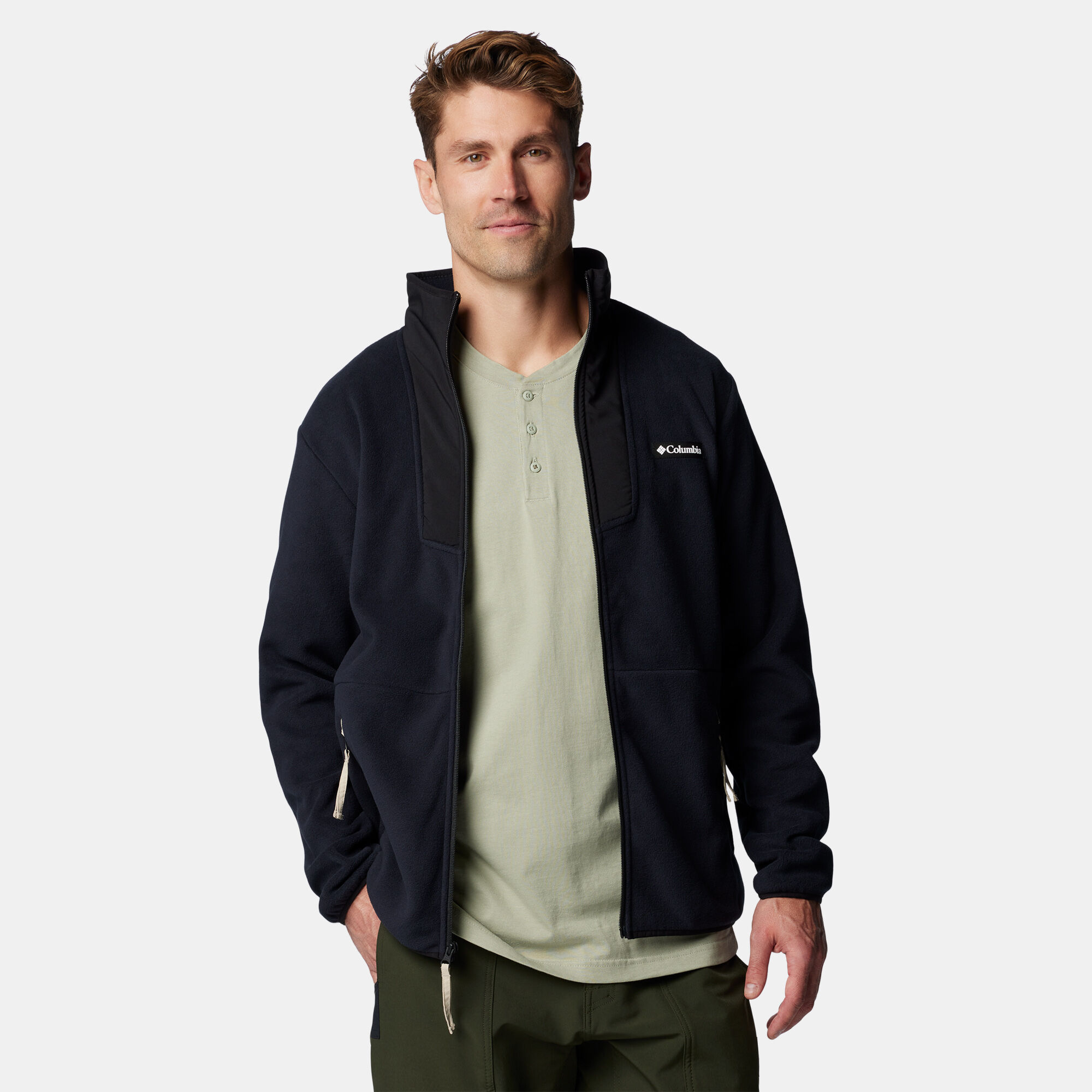 Columbia black zip up deals