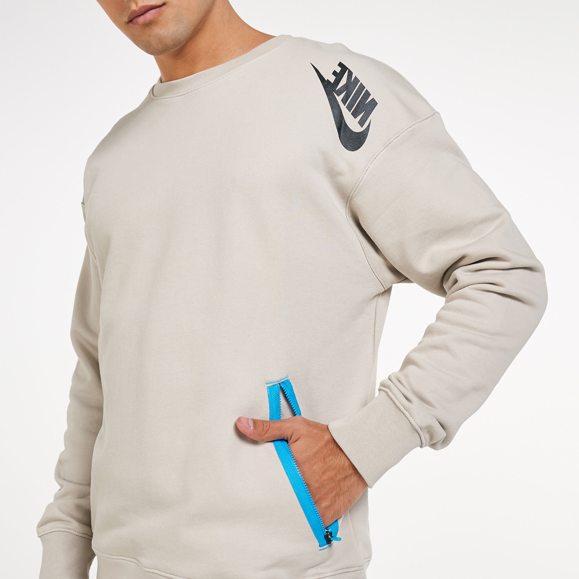 nike sportswear festival crew neck sweatshirt