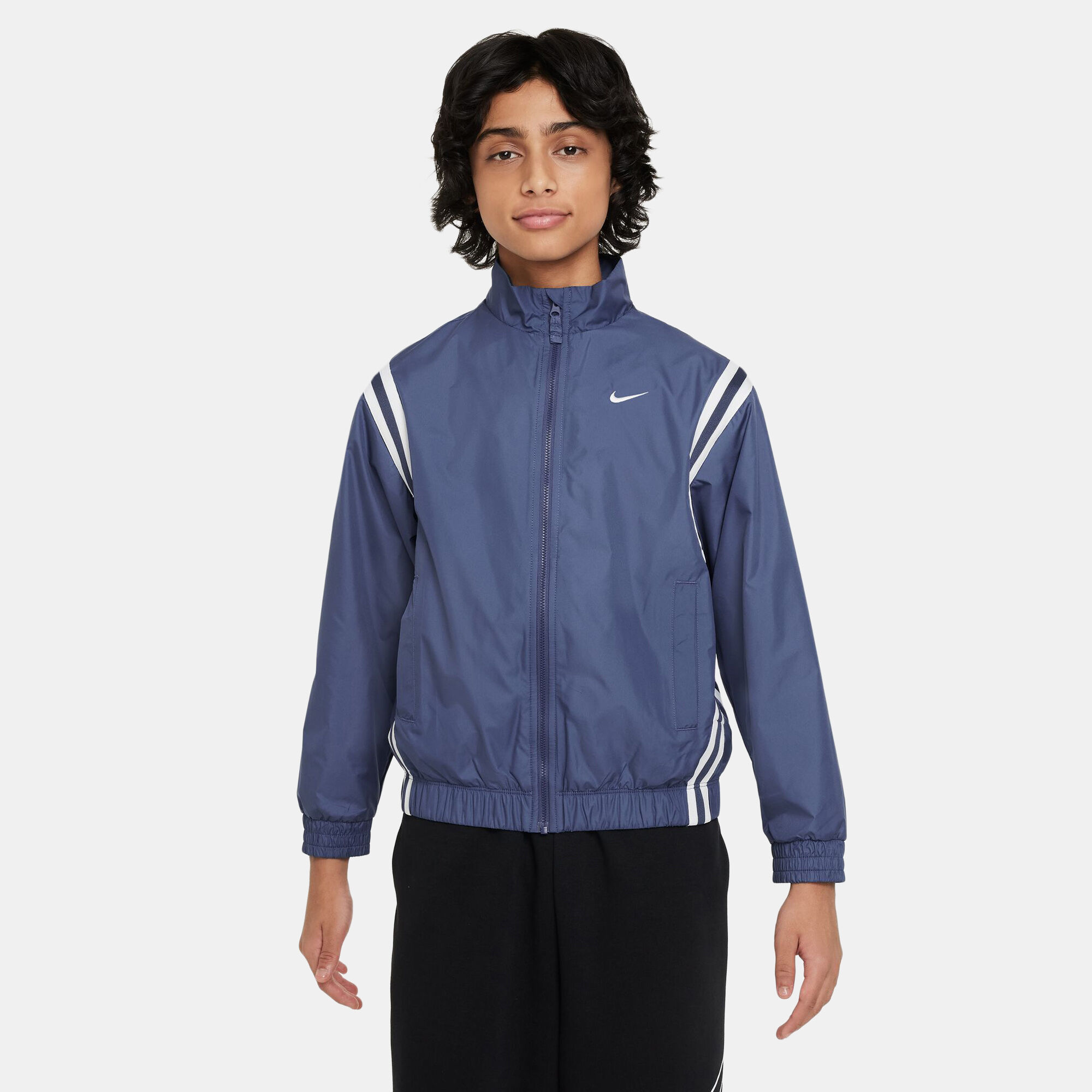 Kids Crossover Repel Basketball Jacket Blue Nike in Kuwait SSS