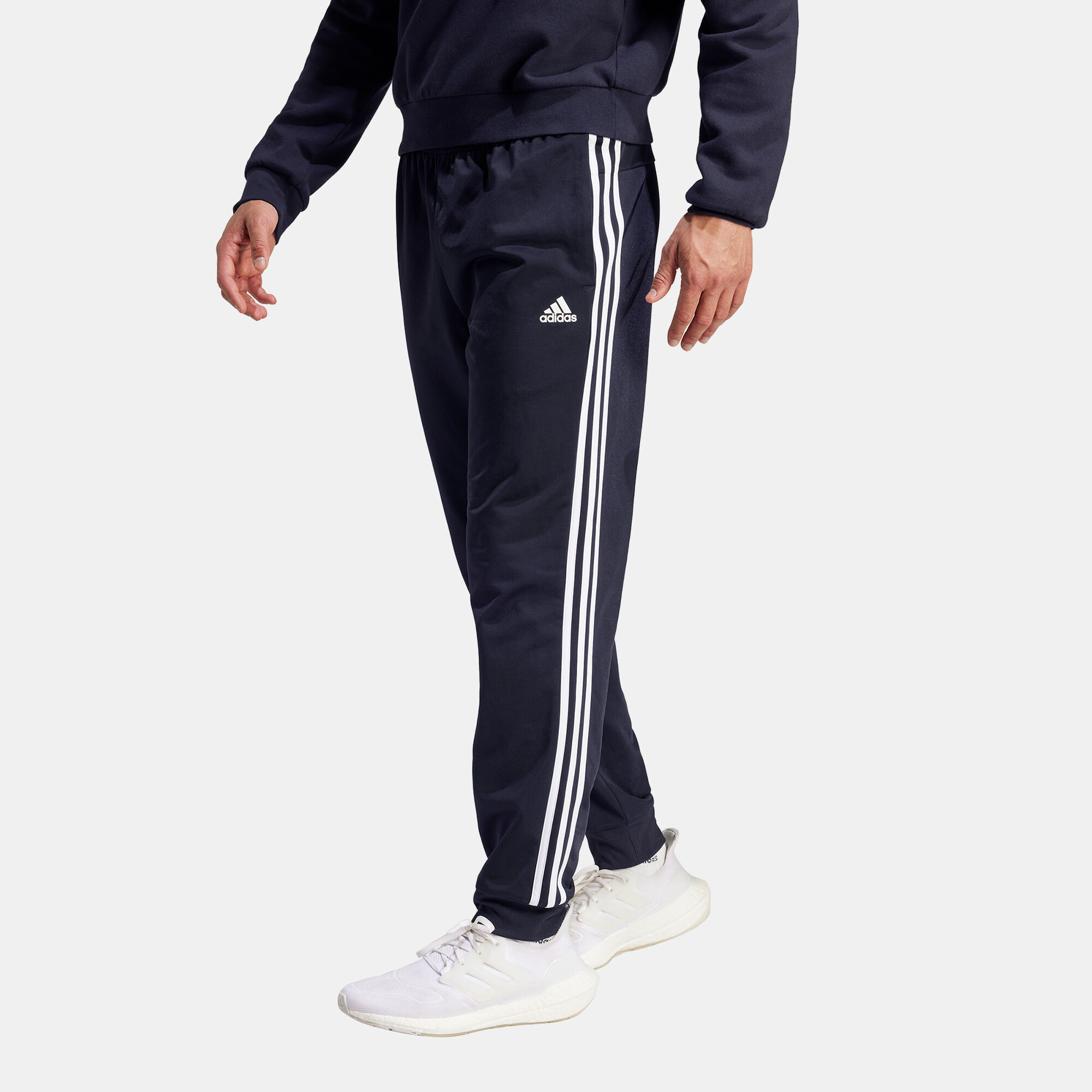 Adidas men's essentials track pants discount