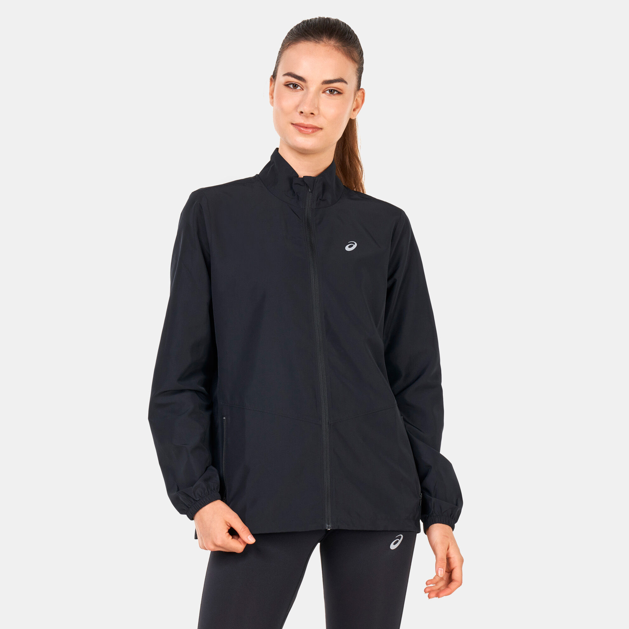 Women s Silver Jacket Black Asics in Kuwait SSS