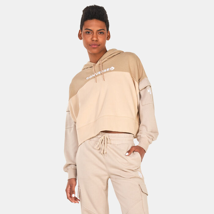 Converse Women's Fashion Crop Hoodie Multi image number 0