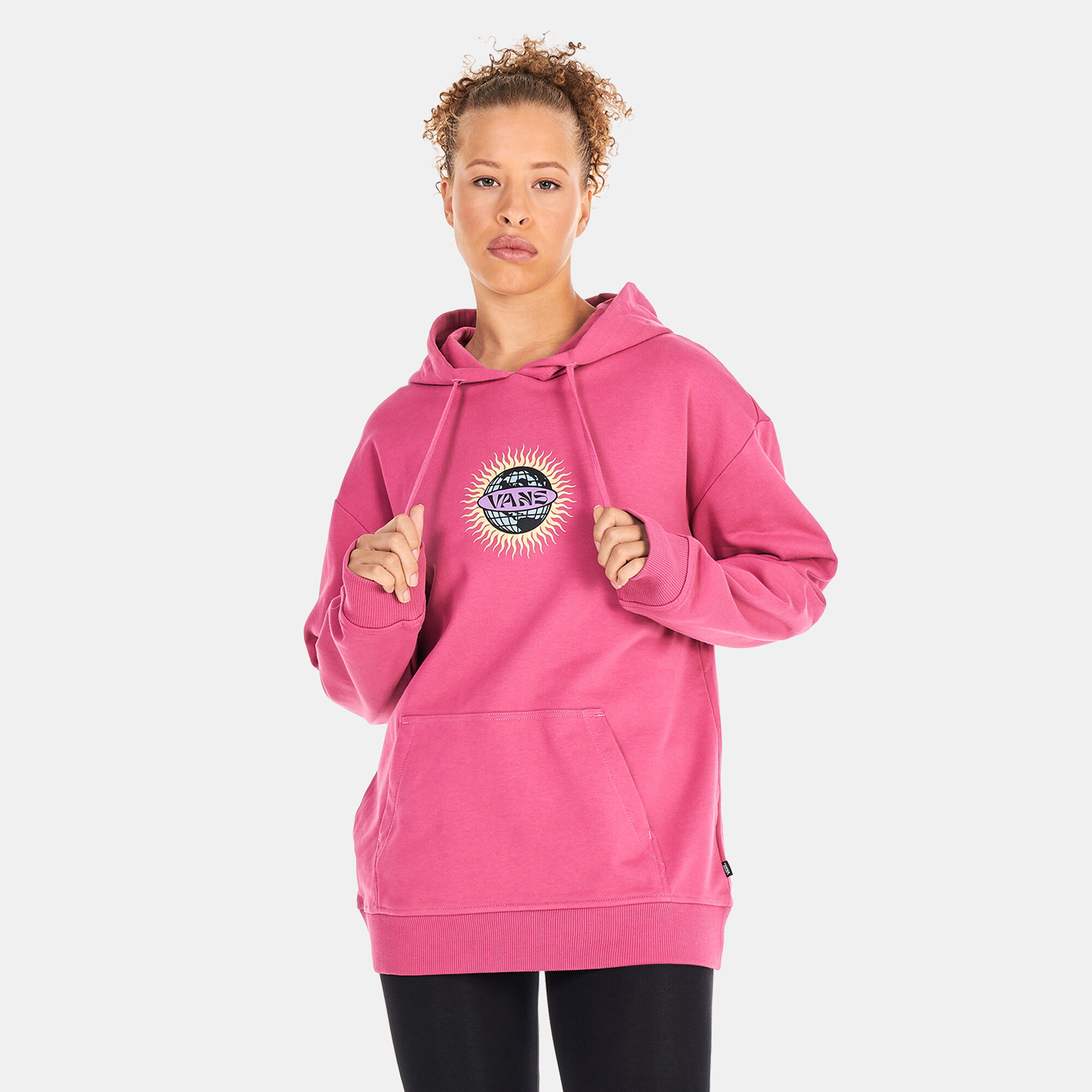 Vans hoodie pink clearance