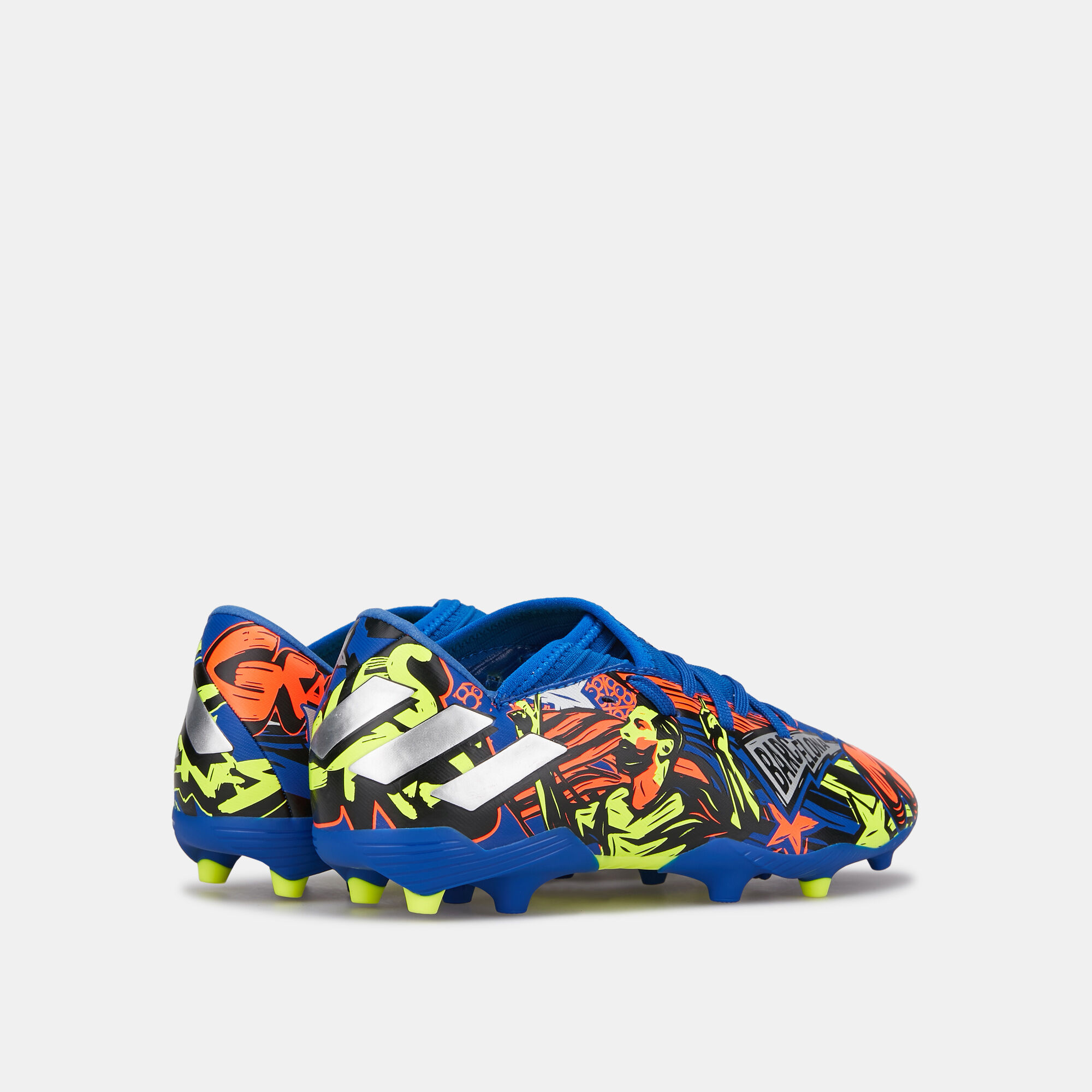 adidas Kids Nemeziz Messi 19.3 Firm Ground Football Shoe Younger