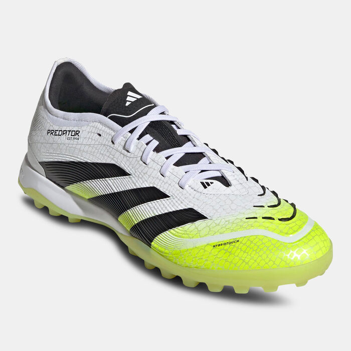 adidas Men's Predator Pro Turf Ground Football Shoes White image number 1