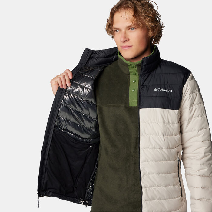 Columbia Men's Powder Lite II Full-Zip Hiking Jacket Beige image number 4