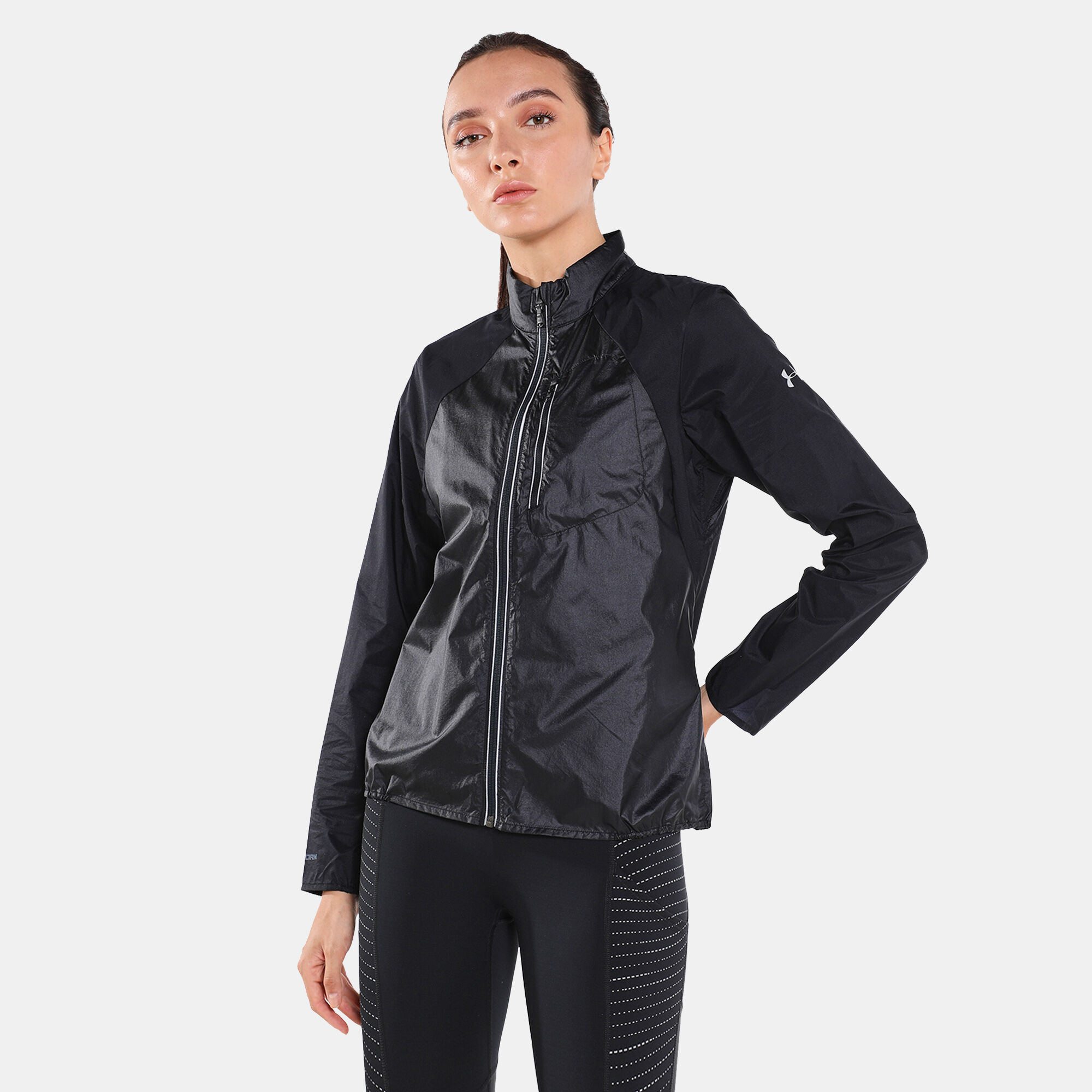 Buy Under Armour Women s UA Run Impasse Wind Jacket Black in