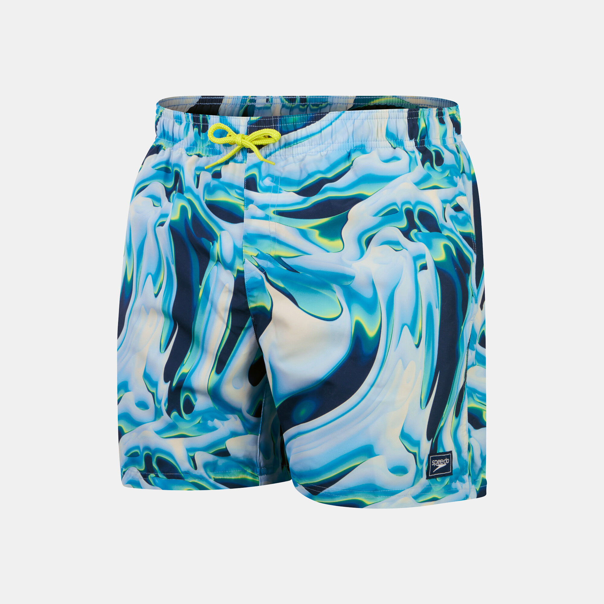 Men s Digital Placement Leisure Swimming Shorts Blue Speedo in Kuwait SSS