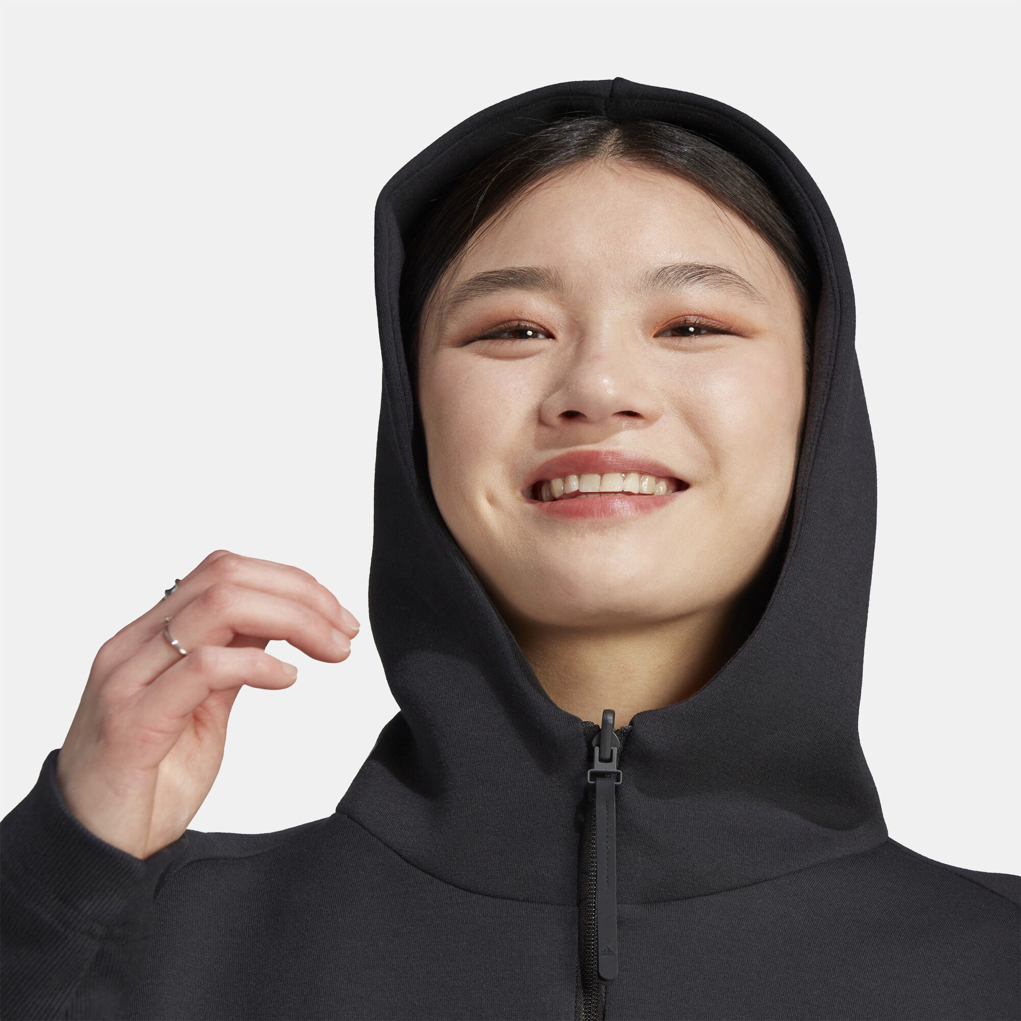Women s Z.N.E. Full Zip Hoodie Black adidas in Kuwait SSS