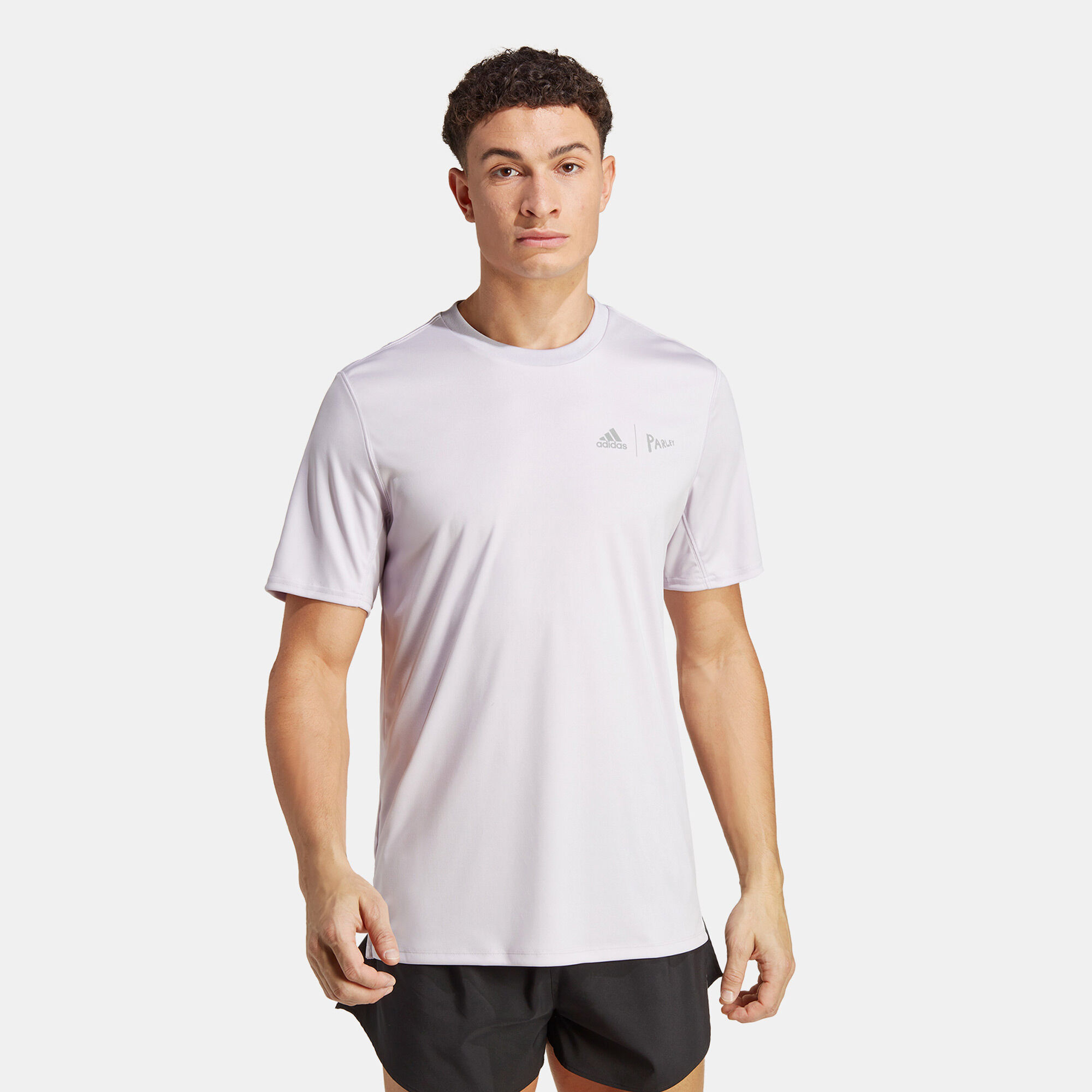 Buy adidas Originals Men s x Parley Running T Shirt Purple in Kuwait SSS