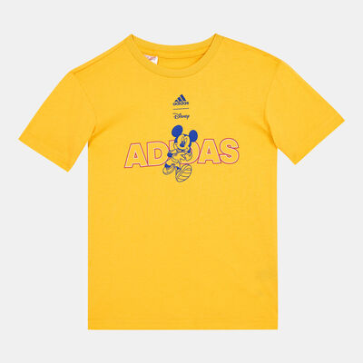 adidas Kids' x Disney Mickey Mouse T-Shirt Yellow