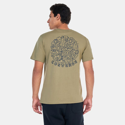 Converse Men's Festival Stamp Art T-Shirt Green