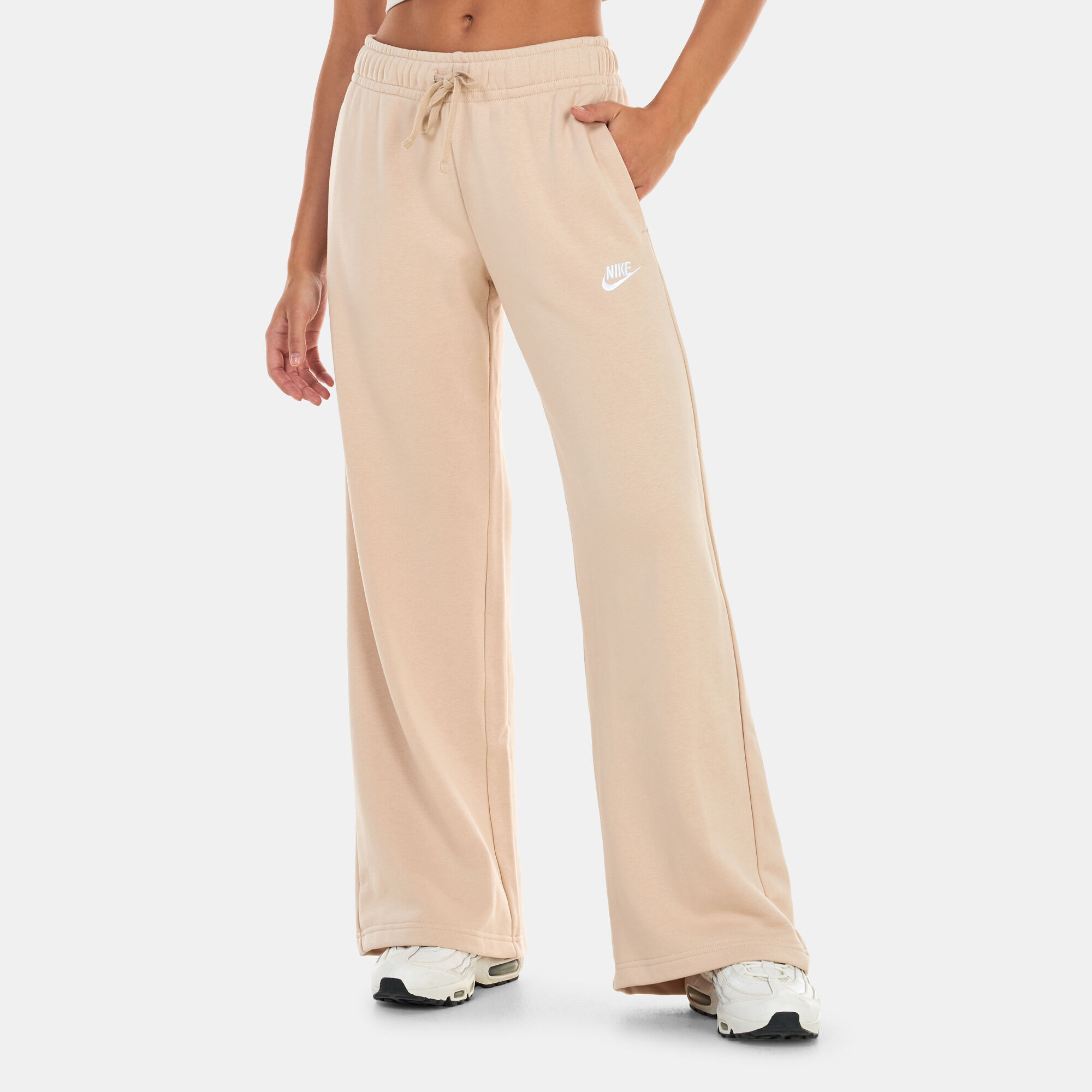 Nike fleece 2025 wide pants