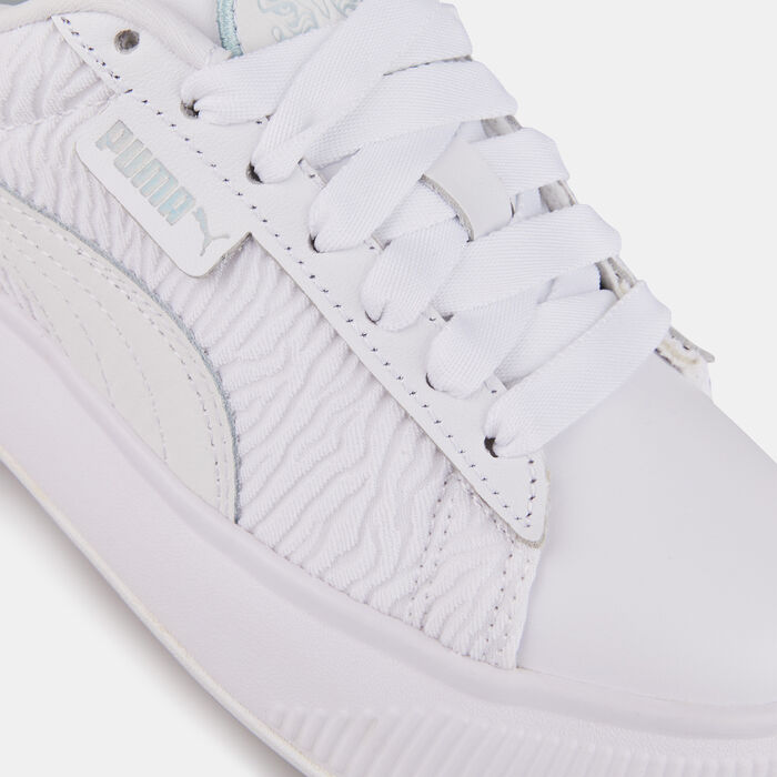 PUMA Women's Suede Mayu Shoe White image number 4