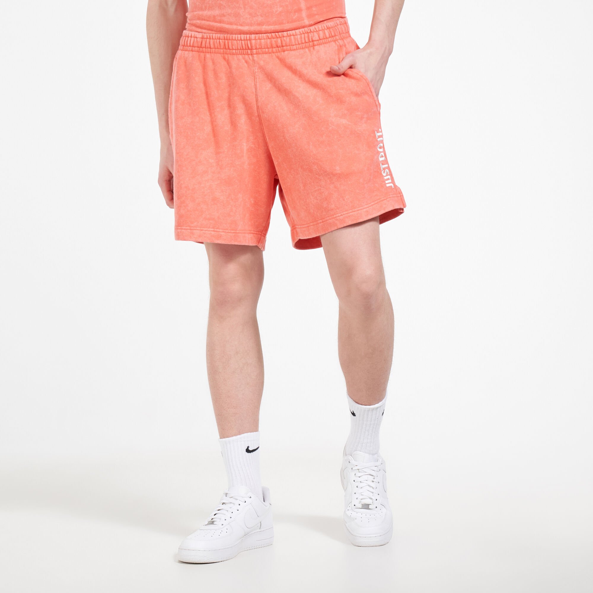 Nike washed shorts top