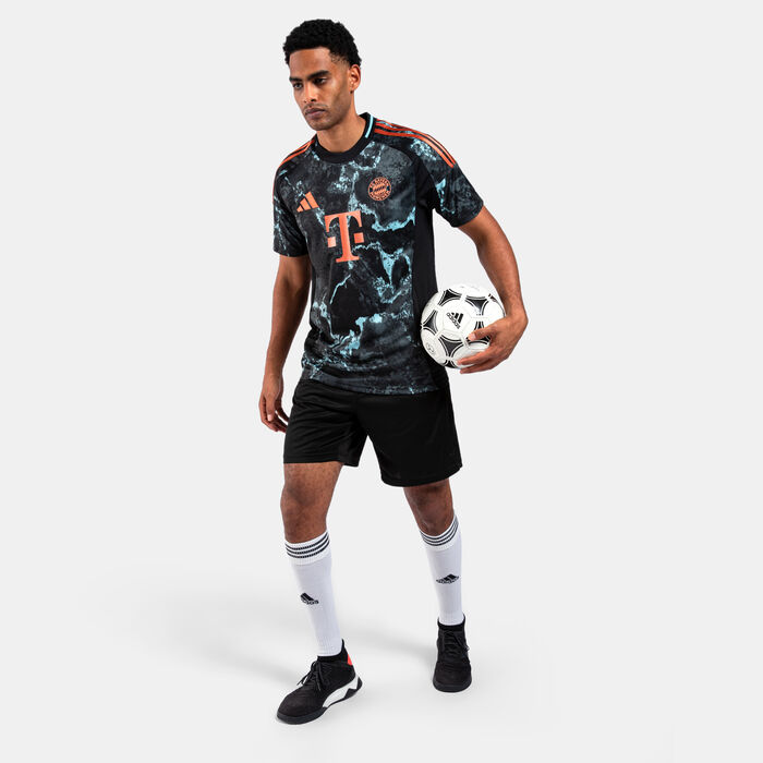 adidas Men's Bayern Munich 24/25 Away Replica Football Jersey Black image number 2