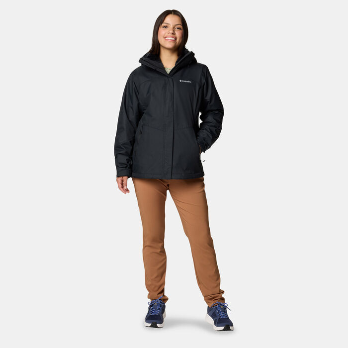 Columbia Women's Bugaboo II Fleece Interchange Hiking Jacket Black image number 2