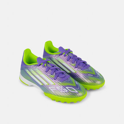 adidas Kids' F50 League Turf Ground Football Shoes Purple
