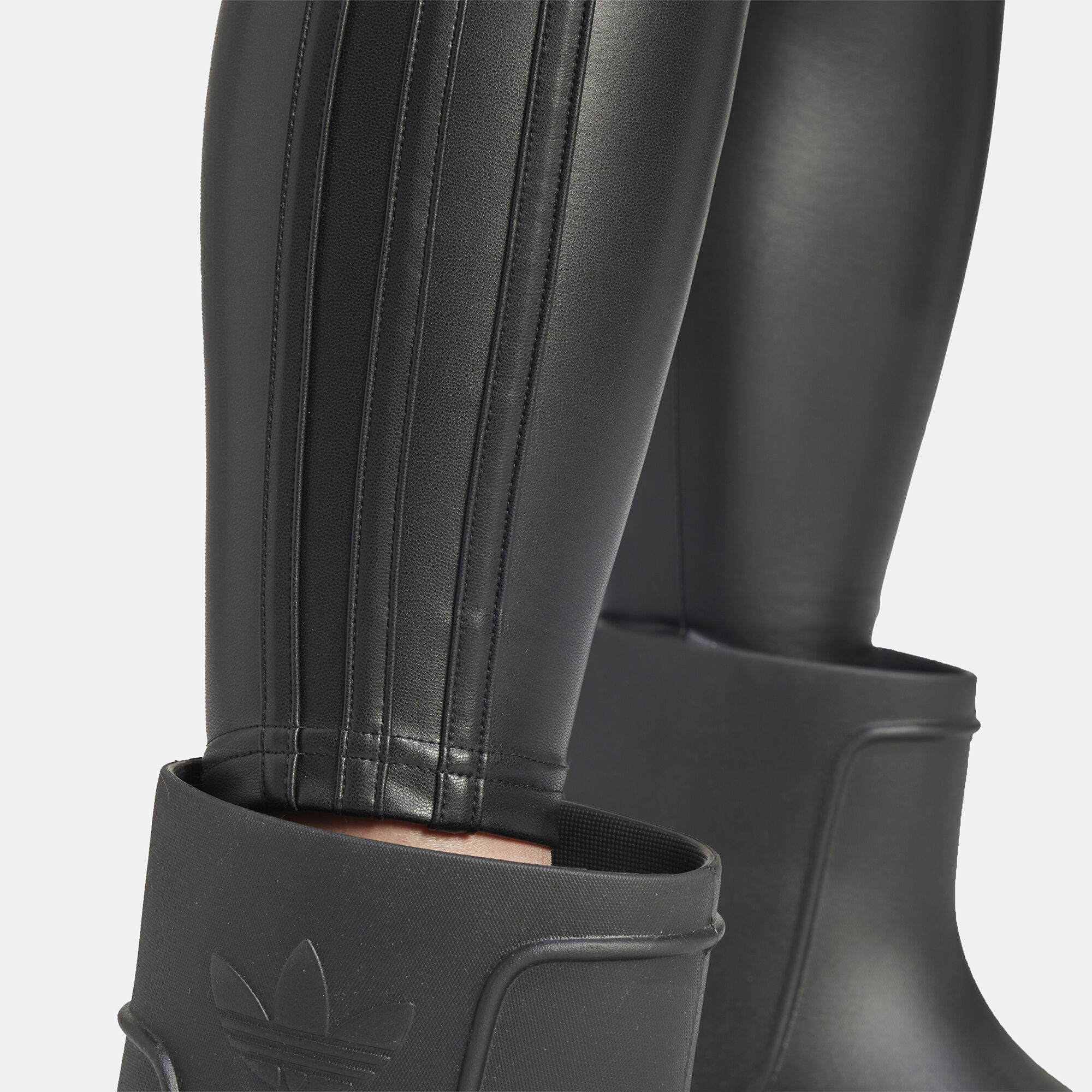 Women s Faux Leather Leggings Black adidas Originals in Kuwait SSS