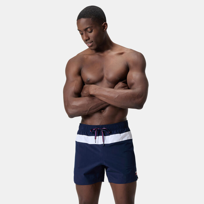 Speedo Men's Colourblock Volley Swimming Shorts Blue image number 0