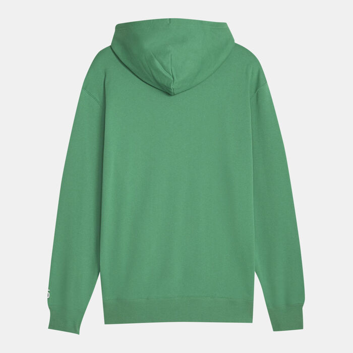 PUMA Men's Classics No.1 Logo Celebration Hoodie Green image number 1