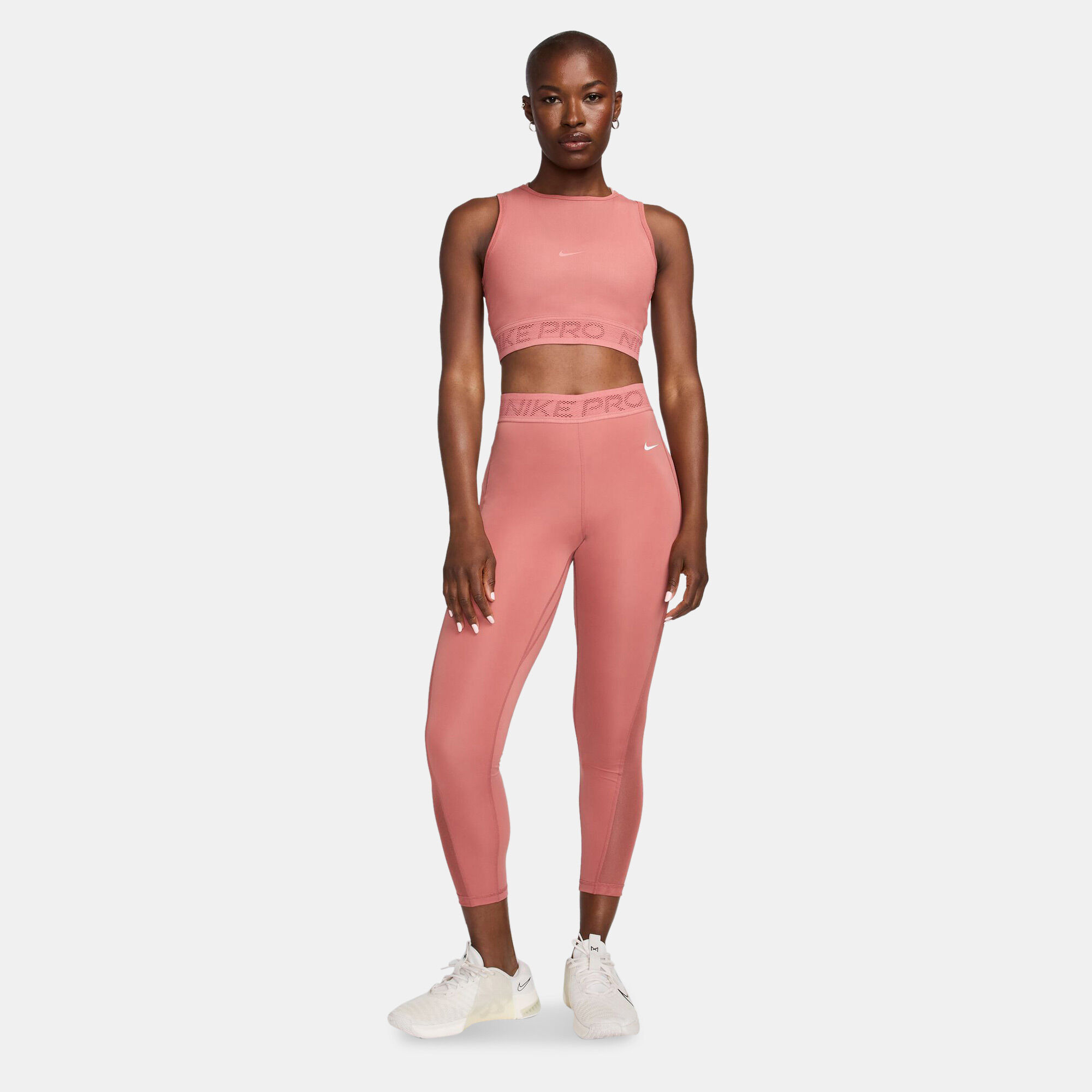 Women s Pro Mesh Tank Top Pink Nike in Kuwait SSS