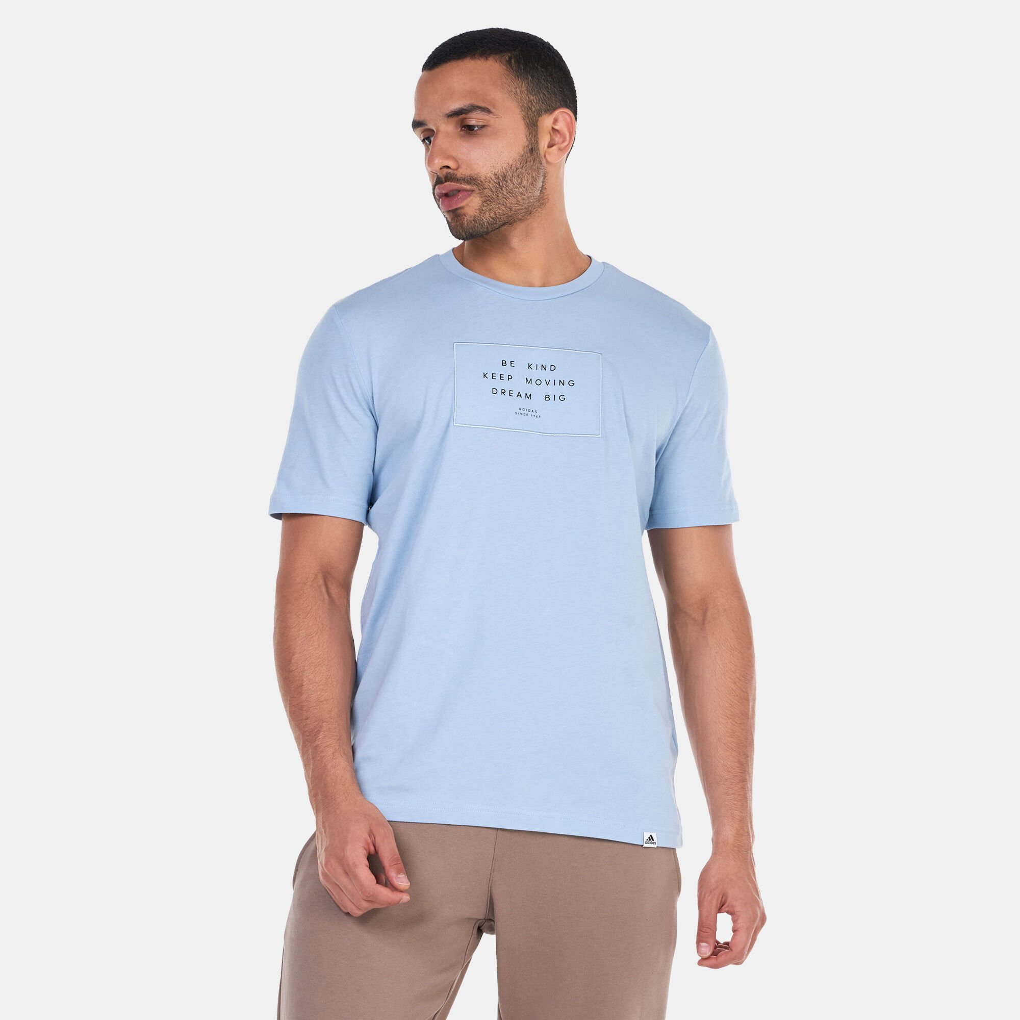 Buy adidas Men s Sportswear Lounge T Shirt Blue in Kuwait SSS