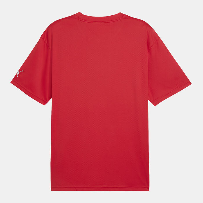 PUMA Men's Hoopaverse T-Shirt Red image number 1