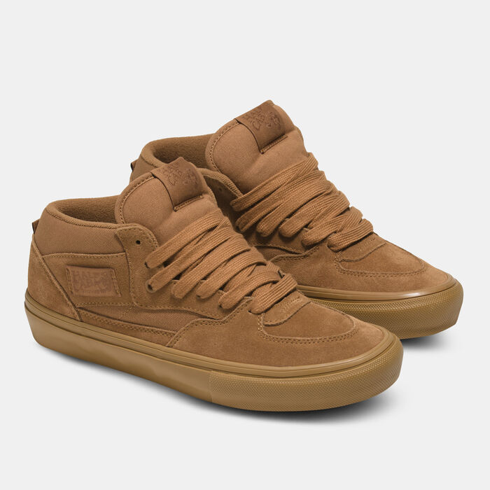 Vans Men's Skate Half Cab Suede Shoes Brown image number 1