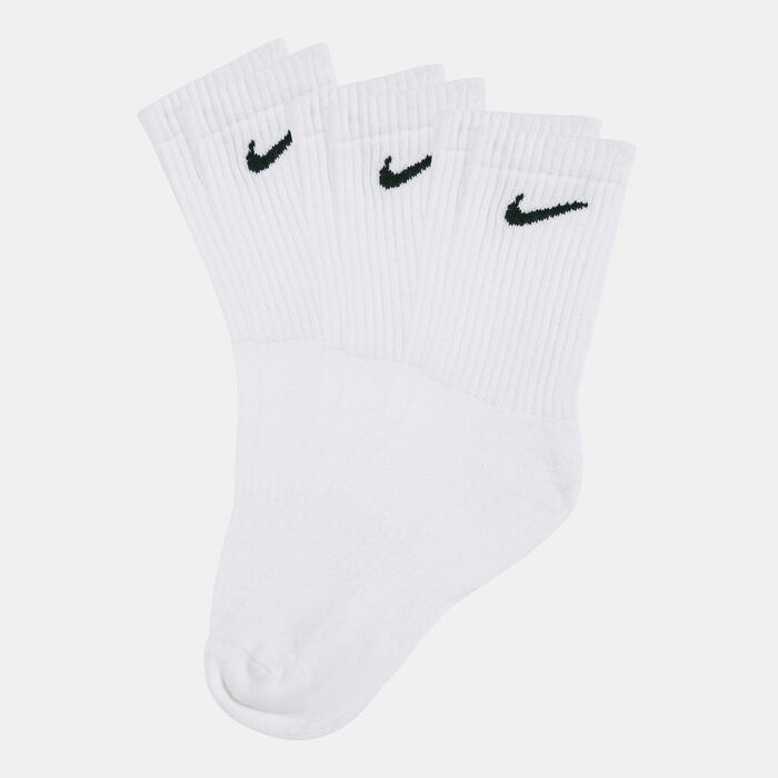 Nike Value Cotton Crew Socks (3 Pack) White image number 0