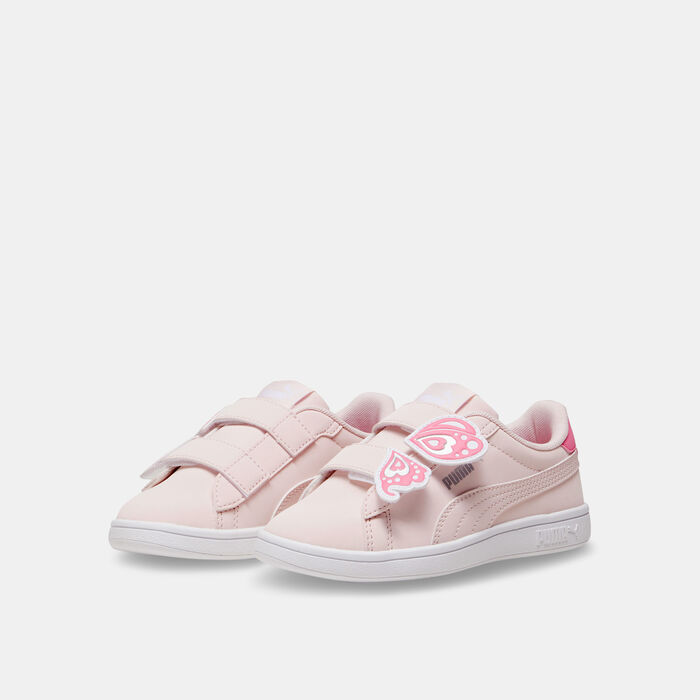 PUMA Kids' Smash 3.0 Butterfly Velcro Shoes Pink image number 1