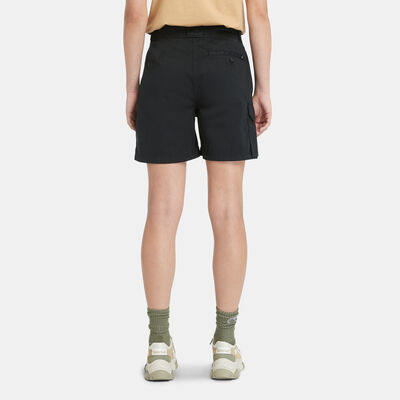 Timberland Women's Brookline Utility Cargo Shorts Black
