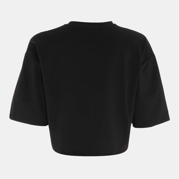 The Giving Movement Women's Corset T-Shirt Black image number 1