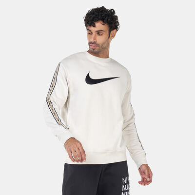 Nike Men's Sportswear Repeat Fleece Sweatshirt Ivory