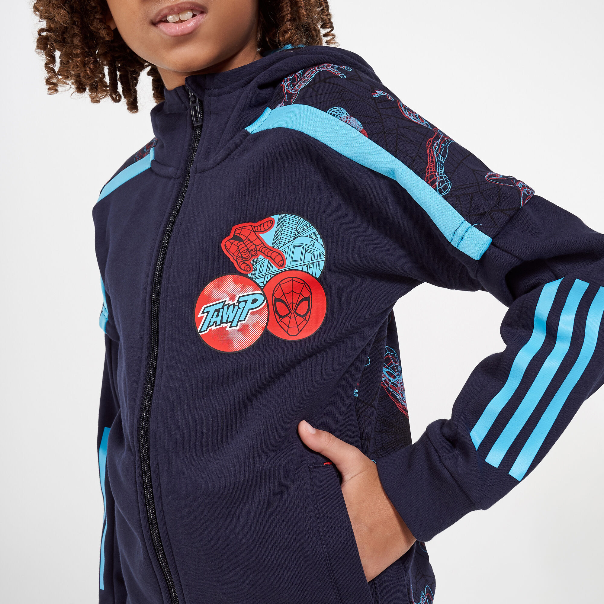 Adidas spiderman jacket hot sale