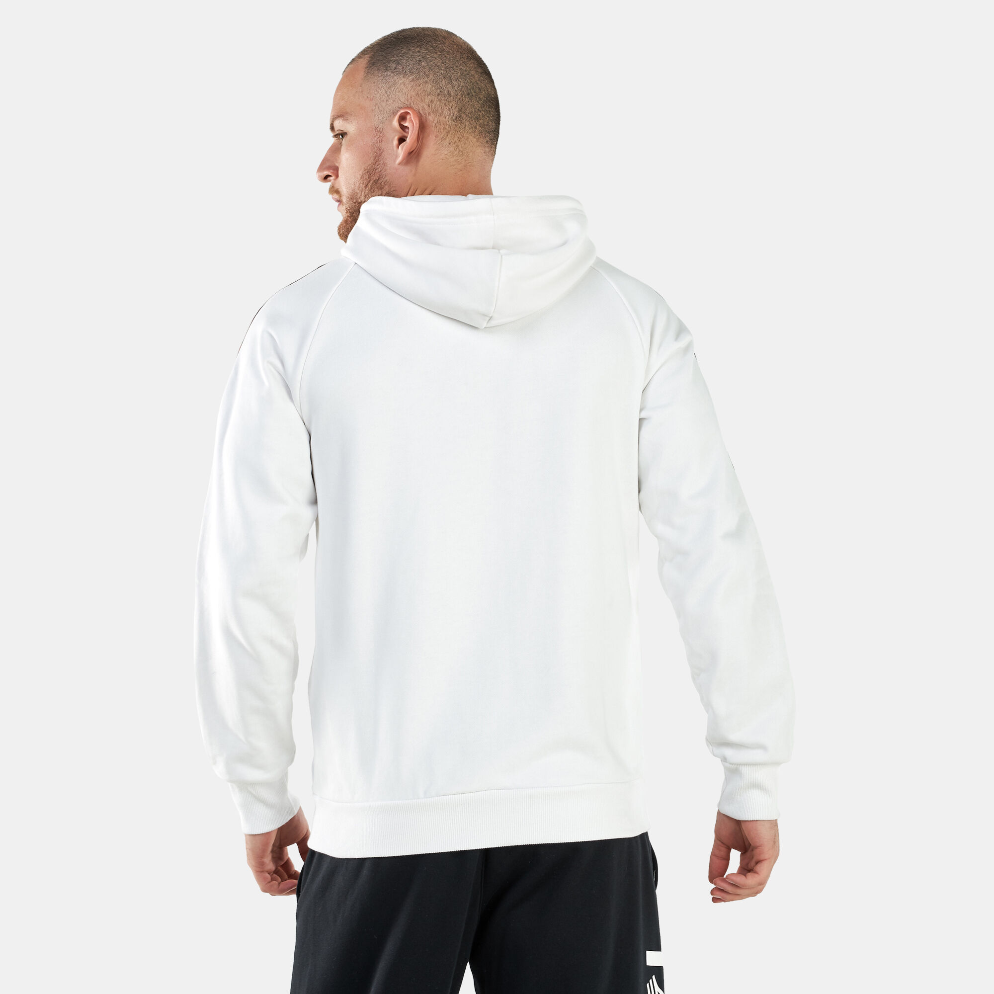 Adidas tan tape heavy hoodie online