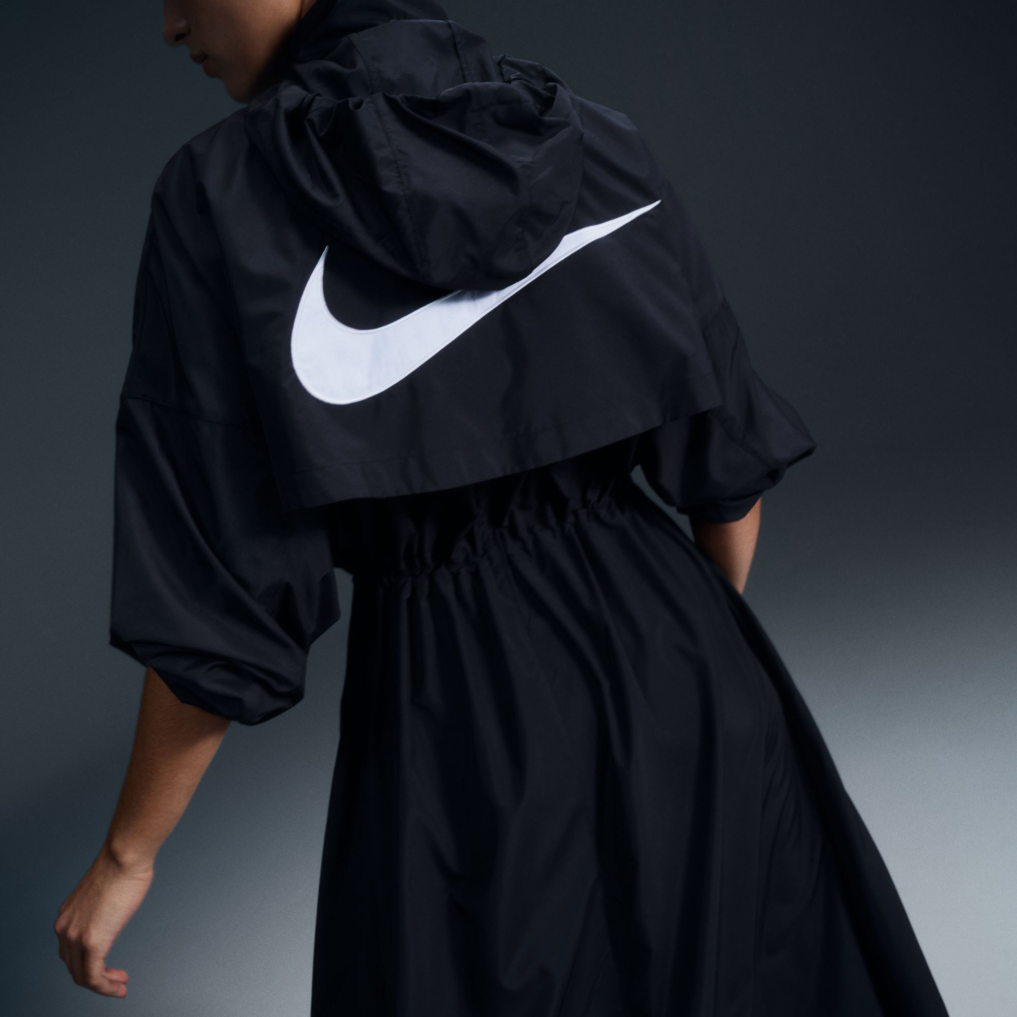 Women s Sportswear Essential Trench Coat Black Nike in Kuwait SSS